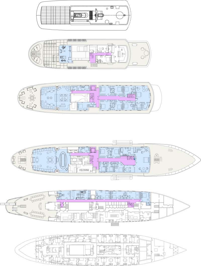 CHAKRA - Boat Interior Layout