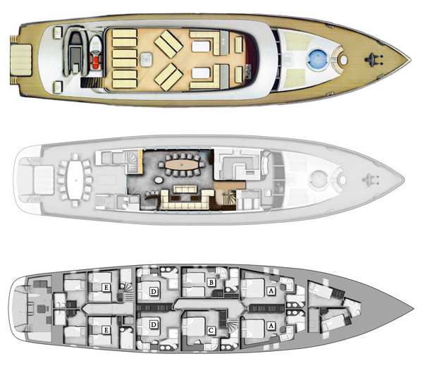 NAVILUX - Boat Interior Layout