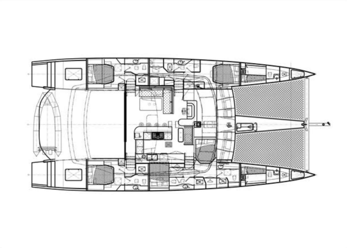 SAMELI Balance 760 - Boat Interior Layout