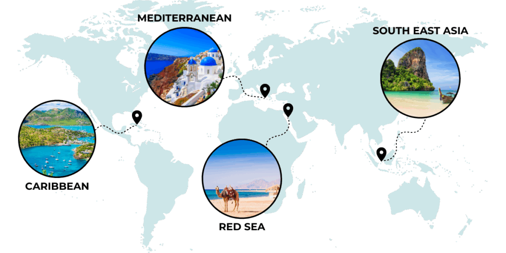 word map yacht charter coverage fx yachting